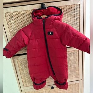 Jordan Baby`s Jumpman Puffer Snowsuit Size-3M